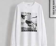 フォトプリントロングTシャツ